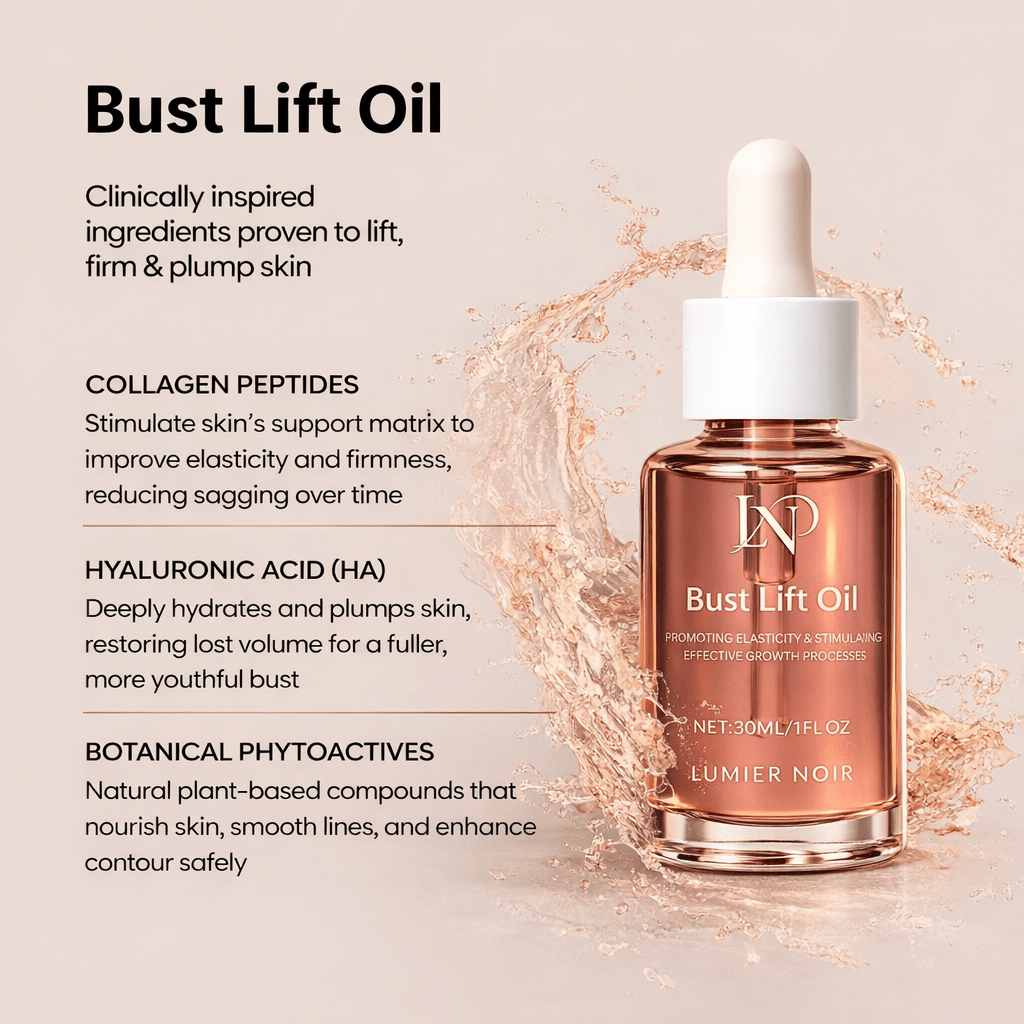 Naturally Lifted, Fuller Bust - Without Surgery, Pills or Padding - Lumier Noir