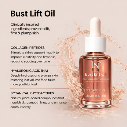 Naturally Lifted, Fuller Bust - Without Surgery, Pills or Padding - Lumier Noir