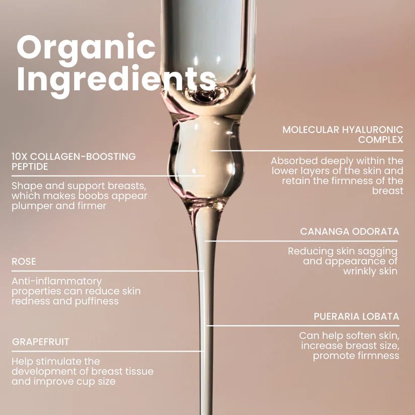 Naturally Lifted, Fuller Bust - Without Surgery, Pills or Padding - Lumier Noir