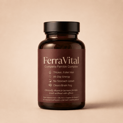 FerraVital™ Ferritin Support – The Missing Nutrient Behind Hair Thinning & Fatigue - Lumier Noir