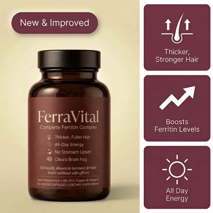 FerraVital™ Ferritin Support – The Missing Nutrient Behind Hair Thinning & Fatigue - Lumier Noir